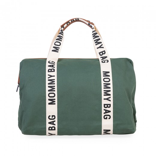 Сумка Childhome Mommy bag Signature canvas green, арт. CWMBBSCGR