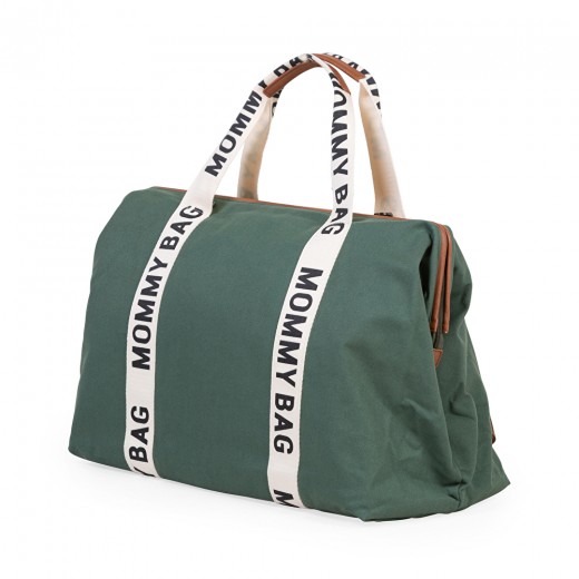 Сумка Childhome Mommy bag Signature canvas green, арт. CWMBBSCGR
