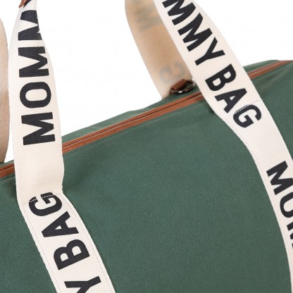 Сумка Childhome Mommy bag Signature canvas green, арт. CWMBBSCGR