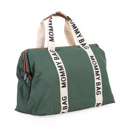 Сумка Childhome Mommy bag Signature canvas green, арт. CWMBBSCGR