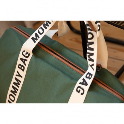Сумка Childhome Mommy bag Signature canvas green, арт. CWMBBSCGR