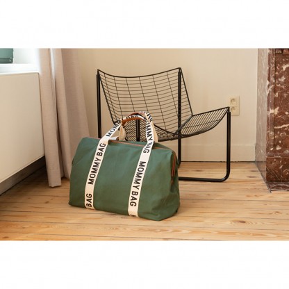 Сумка Childhome Mommy bag Signature canvas green, арт. CWMBBSCGR