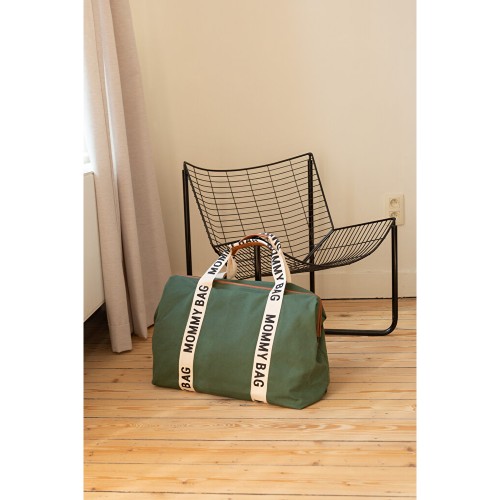 Сумка Childhome Mommy bag Signature canvas green, арт. CWMBBSCGR