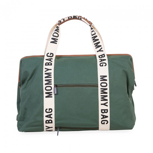 Сумка Childhome Mommy bag Signature canvas green, арт. CWMBBSCGR