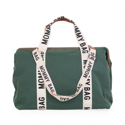 Сумка Childhome Mommy bag Signature canvas green, арт. CWMBBSCGR