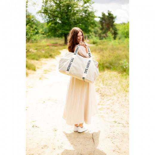 Сумка Childhome Mommy bag Signature canvas off white, арт. CWMBBSCOW