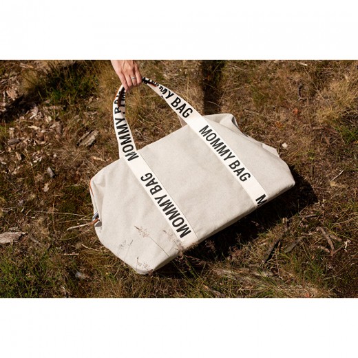 Сумка Childhome Mommy bag Signature canvas off white, арт. CWMBBSCOW