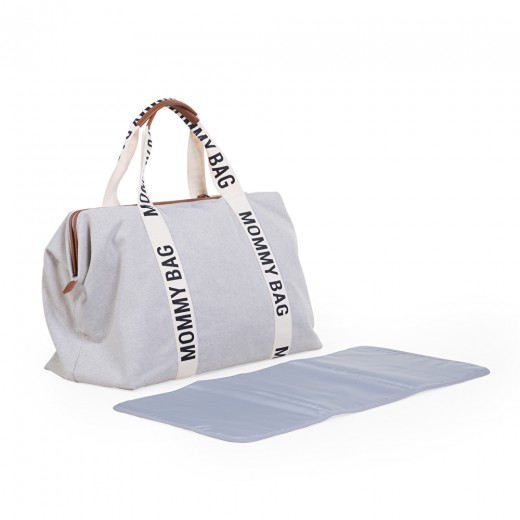 Сумка Childhome Mommy bag Signature canvas off white, арт. CWMBBSCOW