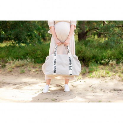 Сумка Childhome Mommy bag Signature canvas off white, арт. CWMBBSCOW