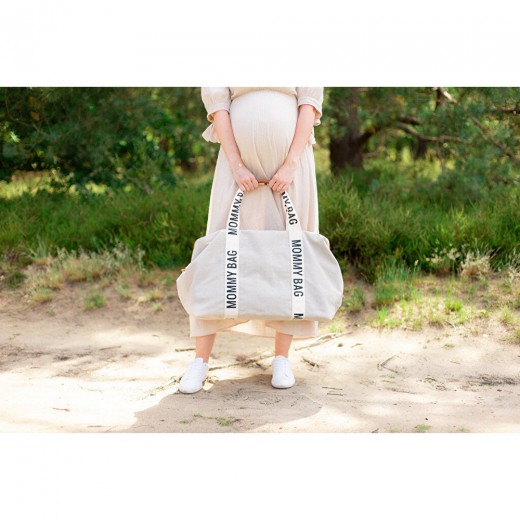 Сумка Childhome Mommy bag Signature canvas off white, арт. CWMBBSCOW