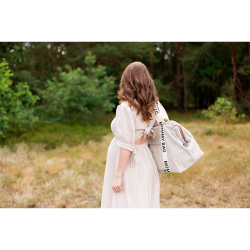 Сумка Childhome Mommy bag Signature canvas off white, арт. CWMBBSCOW