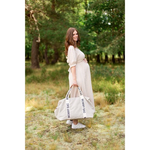 Сумка Childhome Mommy bag Signature canvas off white, арт. CWMBBSCOW