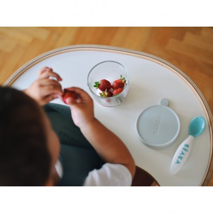 Нагрудник Beaba силіконовий мінерал, арт. 913558