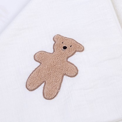 Рушник з капюшоном Childhome 80x80 terry teddy, арт. CCBCJMTB