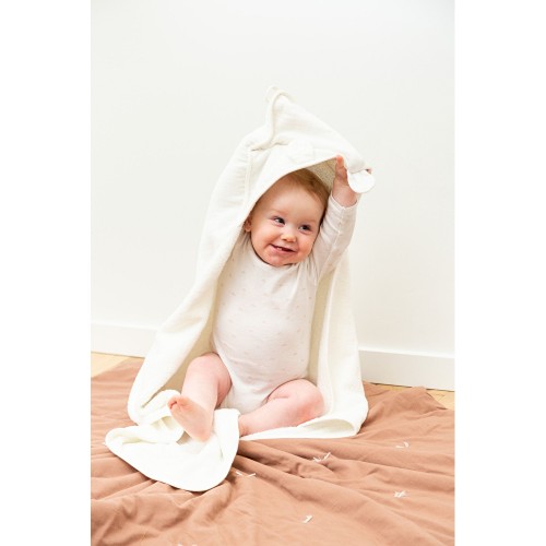 Рушник з капюшоном Childhome 80x80 terry teddy, арт. CCBCJMTB