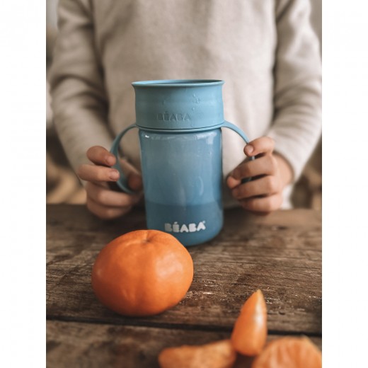 Поїльник - непроливайка Beaba 360° 340 мл блакитний, арт. 913572