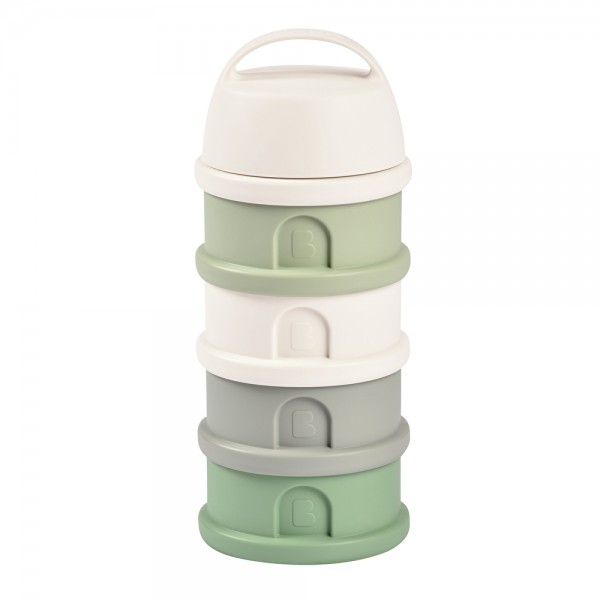 Контейнер Beaba для хранения сухих смесей на 4 отсека оливковый, арт. 911711