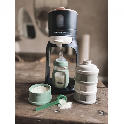 Контейнер Beaba для хранения сухих смесей на 4 отсека оливковый, арт. 911711