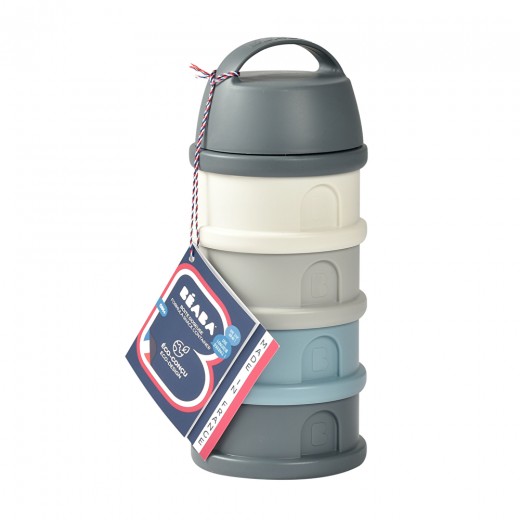 Контейнер Beaba для для хранения сухих смесей на 4 отсека синий, арт. 911712