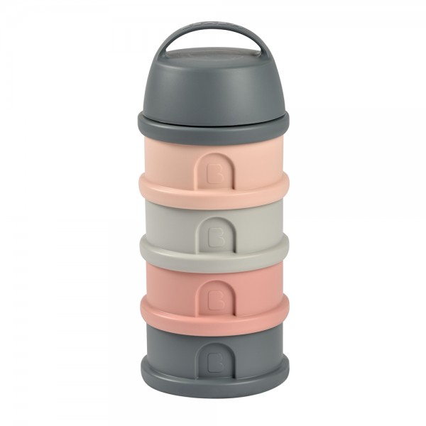 Контейнер Beaba  для хранения сухих смесей на 4 отсека розовый, арт. 911713