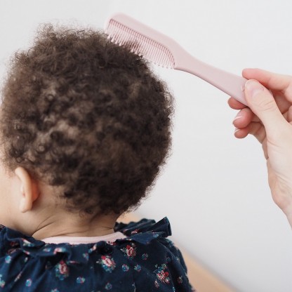 Набор гребень + щётка Beaba розовый, арт. 920367