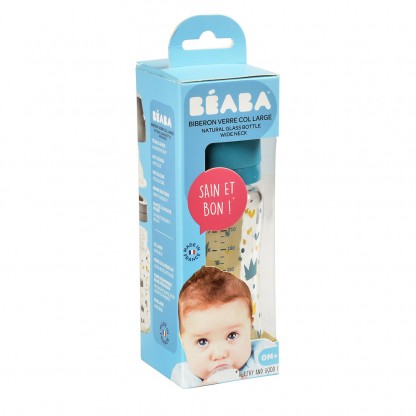Скляна пляшечка Beaba 240 мл