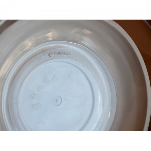 Набір: тарілка, миска, стакан Beaba склянний 4+ рожевий, арт. 913487