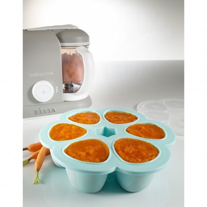 Силиконовый многопорционный контейнер Beaba 150 ml blue, арт. 912456