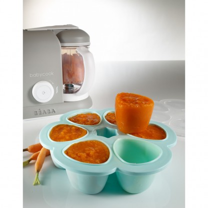 Силиконовый многопорционный контейнер Beaba 150 ml blue, арт. 912456