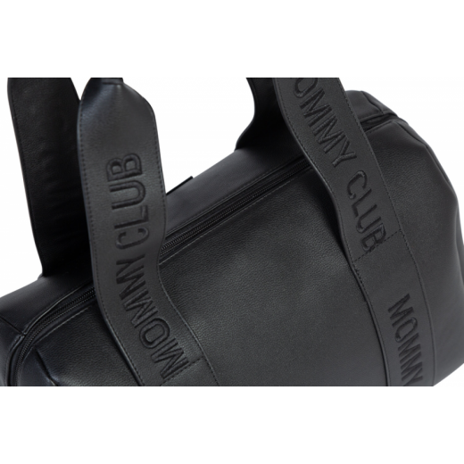 Сумка Childhome Mommy club Signature vegan leather black, арт. CWMCSLBL