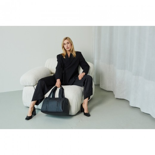 Сумка Childhome Mommy club Signature vegan leather black, арт. CWMCSLBL