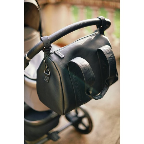 Сумка Childhome Mommy club Signature vegan leather black, арт. CWMCSLBL