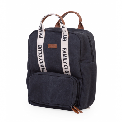Рюкзак Childhome Family club canvas black, арт. CWBPSCBL