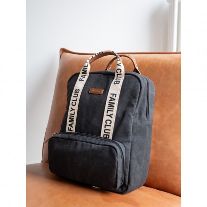 Рюкзак Childhome Family club canvas black, арт. CWBPSCBL