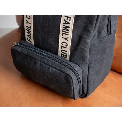 Рюкзак Childhome Family club canvas black, арт. CWBPSCBL