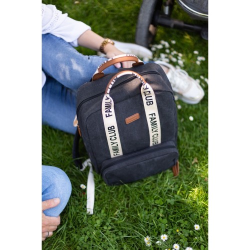 Рюкзак Childhome Family club canvas black, арт. CWBPSCBL