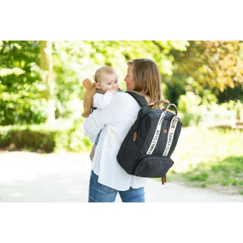 Рюкзак Childhome Family club canvas black, арт. CWBPSCBL