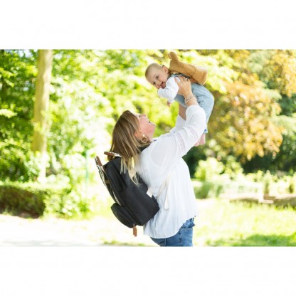 Рюкзак Childhome Family club canvas black, арт. CWBPSCBL