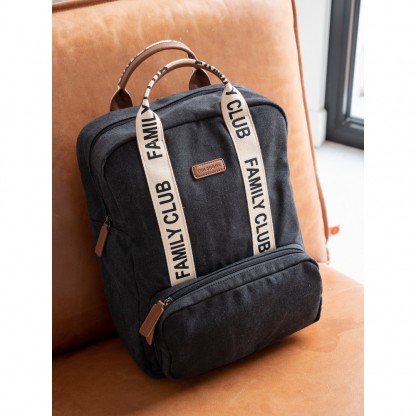 Рюкзак Childhome Family club canvas black, арт. CWBPSCBL