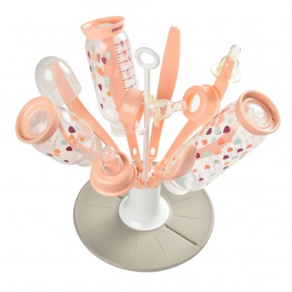 Сушка для бутылок Beaba Цветочек pink, арт. 911652