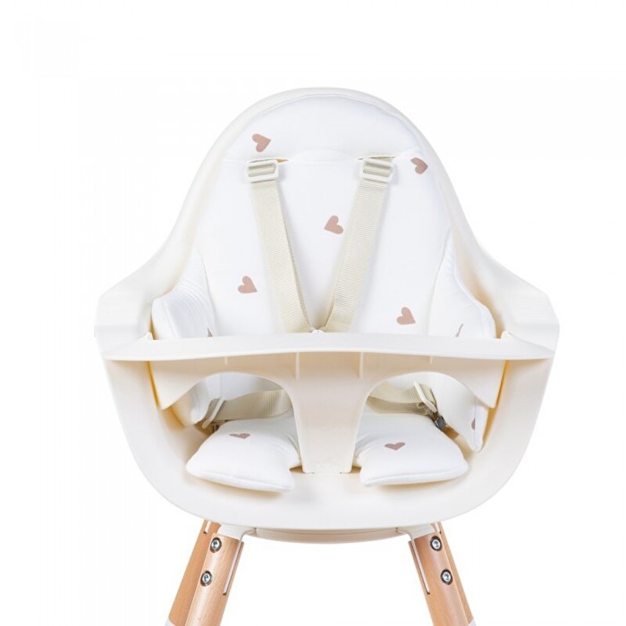 Подушка до стільця для годування Childhome Evolu hearts, арт. CHEVOSCJOH