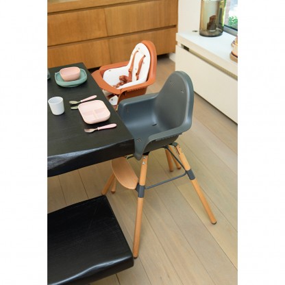 Подушка до стільця для годування Childhome Evolu hearts, арт. CHEVOSCJOH