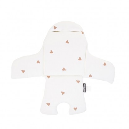 Подушка до стільця для годування Childhome Evolu hearts, арт. CHEVOSCJOH