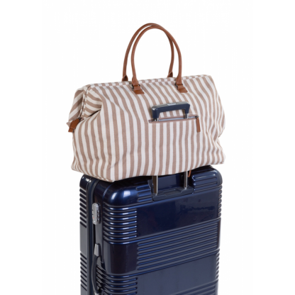 Сумка Childhome Mommy bag stripes nude/terracotta, арт. CWMBBSTNR