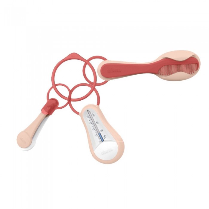 Набор термометр гребень и расческа щипцы для ногтей Beaba coral, арт. 920323