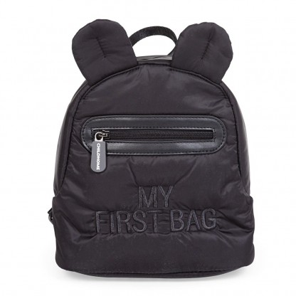 Рюкзак дитячий Childhome My first bag puffered black, арт. CWKIDBPBL