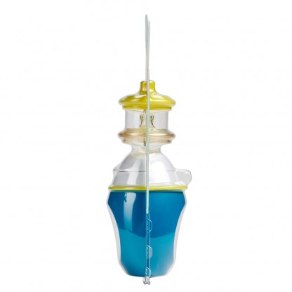 Поильник из силикона Beaba "BabySqueez" 2 in 1" Blue, арт. 912621