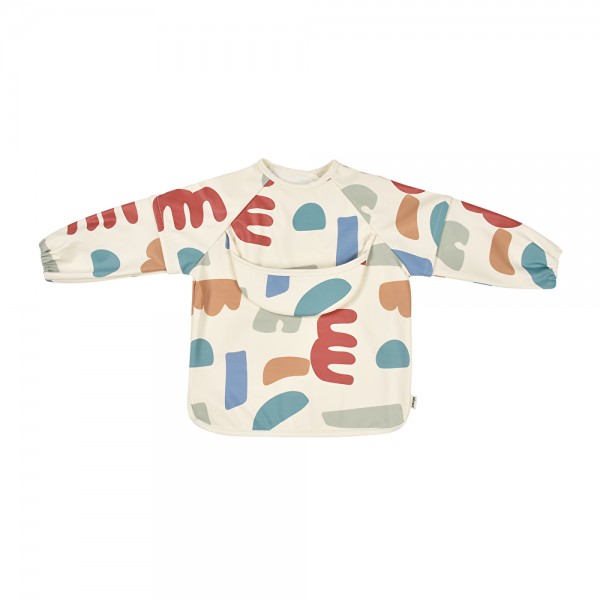 Нагрудник - фартух Beaba з рукавами різнобарвний, арт. 913576 Нагрудник - фартух Beaba з рукавами різнобарвний, арт. 913576