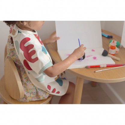 Нагрудник-фартух Béaba з рукавами для годування та творчості