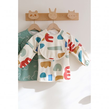 Нагрудник-фартух Béaba з рукавами для годування та творчості